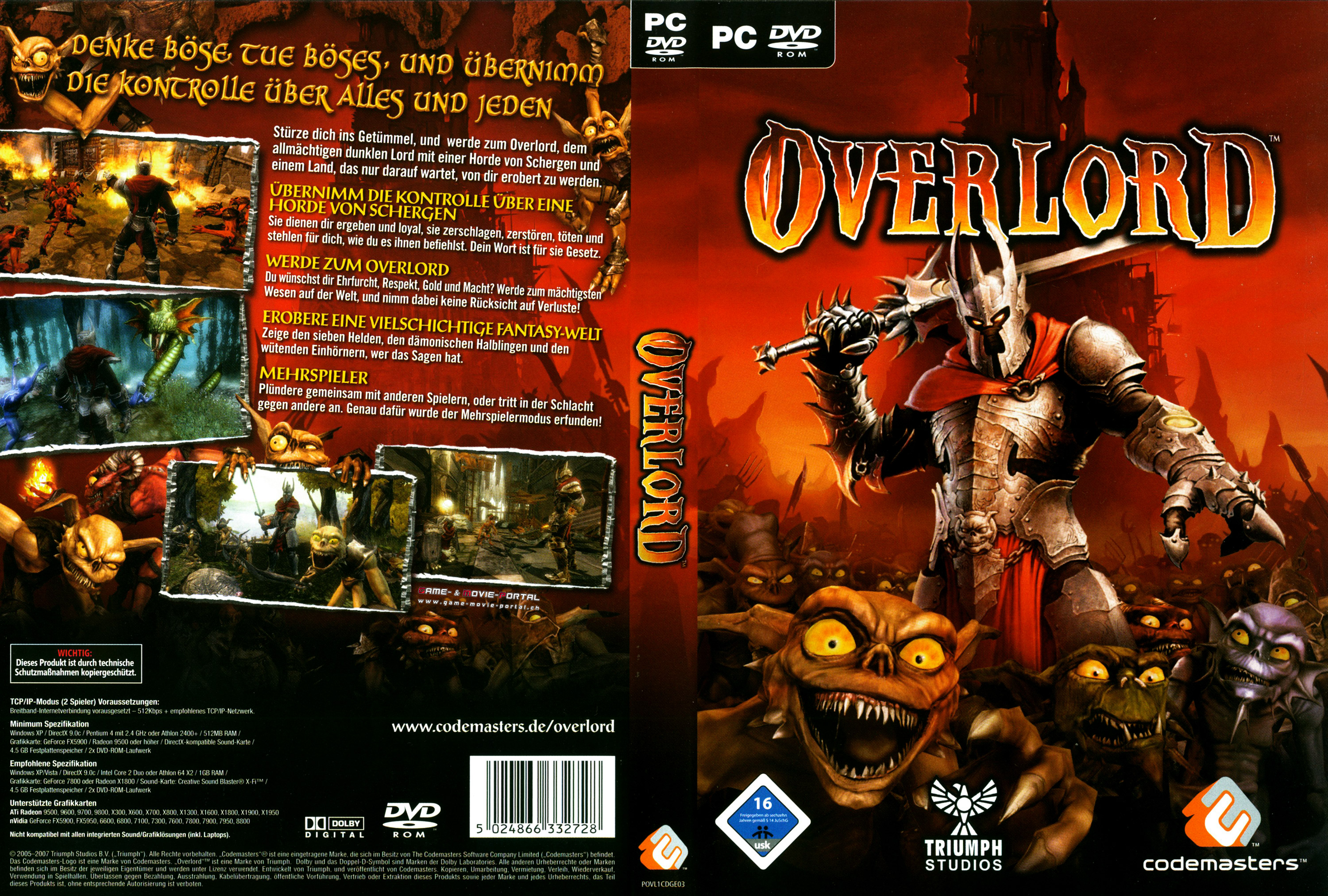 PC Covers - ONI, Overlord, Prey, Quake, Rambo, U.v.m.