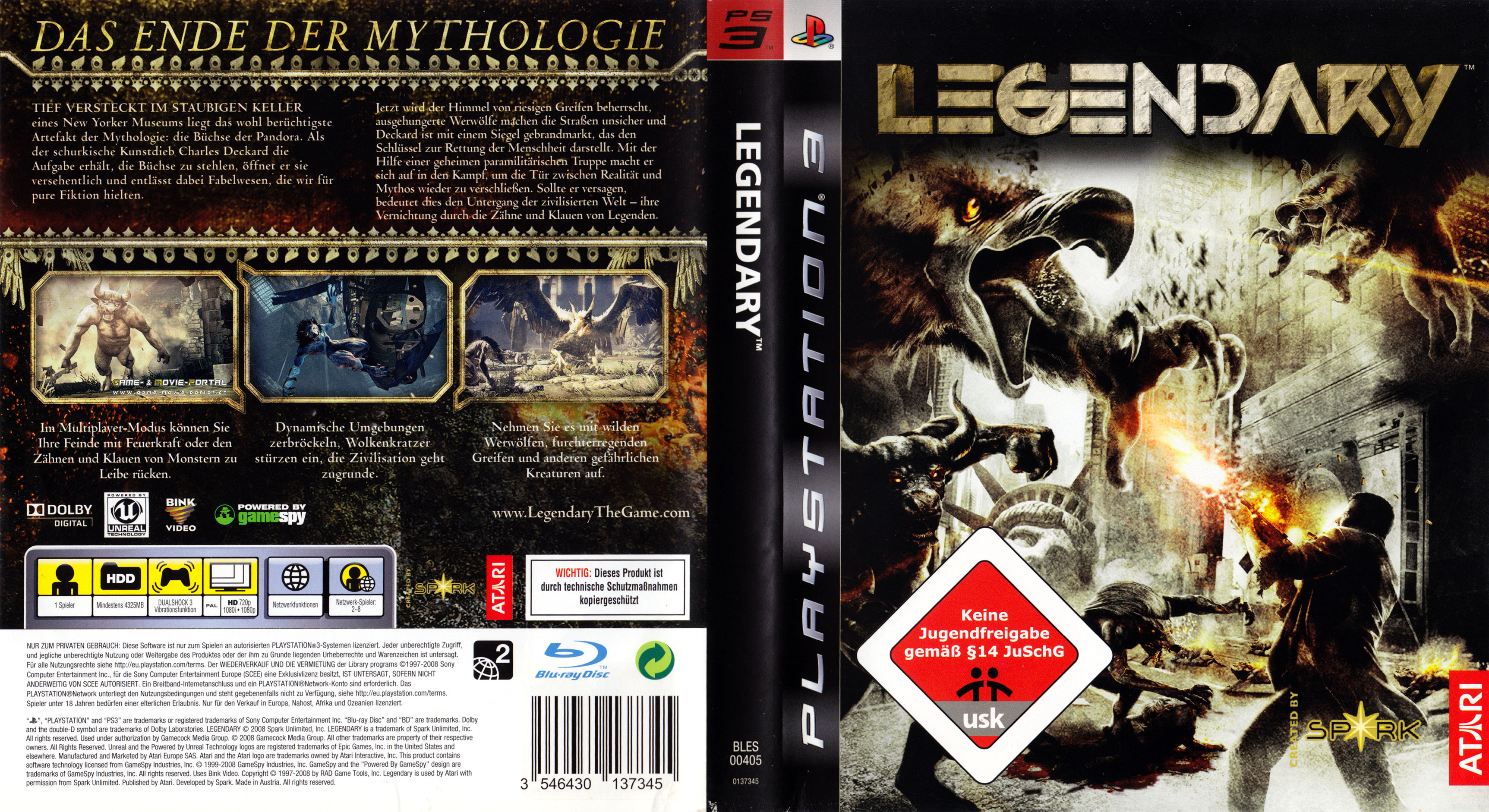 Der den die ein. Legendary ps3 обложка. Legendary пс3. [Ps3]Legendary (2008). Диск с игрой Legendary.